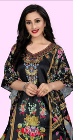 Thumbnail for Aastha Fashion Multi Smooth Satin Glamorous Festival Wear Kaftan