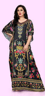 Thumbnail for Aastha Fashion Multi Smooth Satin Glamorous Festival Wear Kaftan