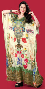 Thumbnail for Aastha Fashion Multi Smooth Satin Glamorous Festival Wear Kaftan