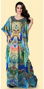 Thumbnail for Aastha Fashion Multi Smooth Satin Glamorous Festival Wear Kaftan