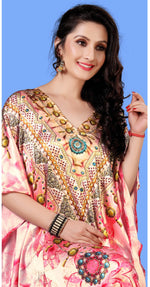 Thumbnail for Aastha Fashion Multi Smooth Satin Glamorous Festival Wear Kaftan