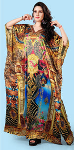 Thumbnail for Aastha Fashion Multi Smooth Satin Glamorous Festival Wear Kaftan