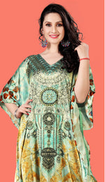 Thumbnail for Aastha Fashion Multi Smooth Satin Glamorous Festival Wear Kaftan