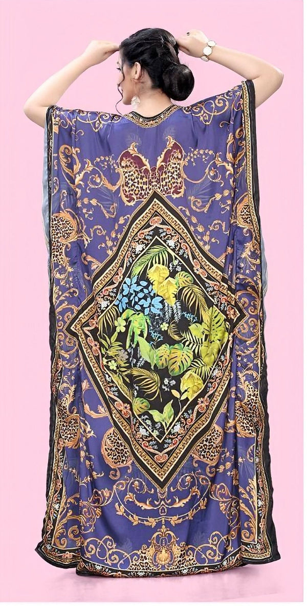 Aastha Fashion Multi Smooth Satin Glamorous Festival Wear Kaftan