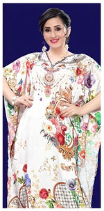 Thumbnail for Aastha Fashion Multi Smooth Satin Glamorous Festival Wear Kaftan