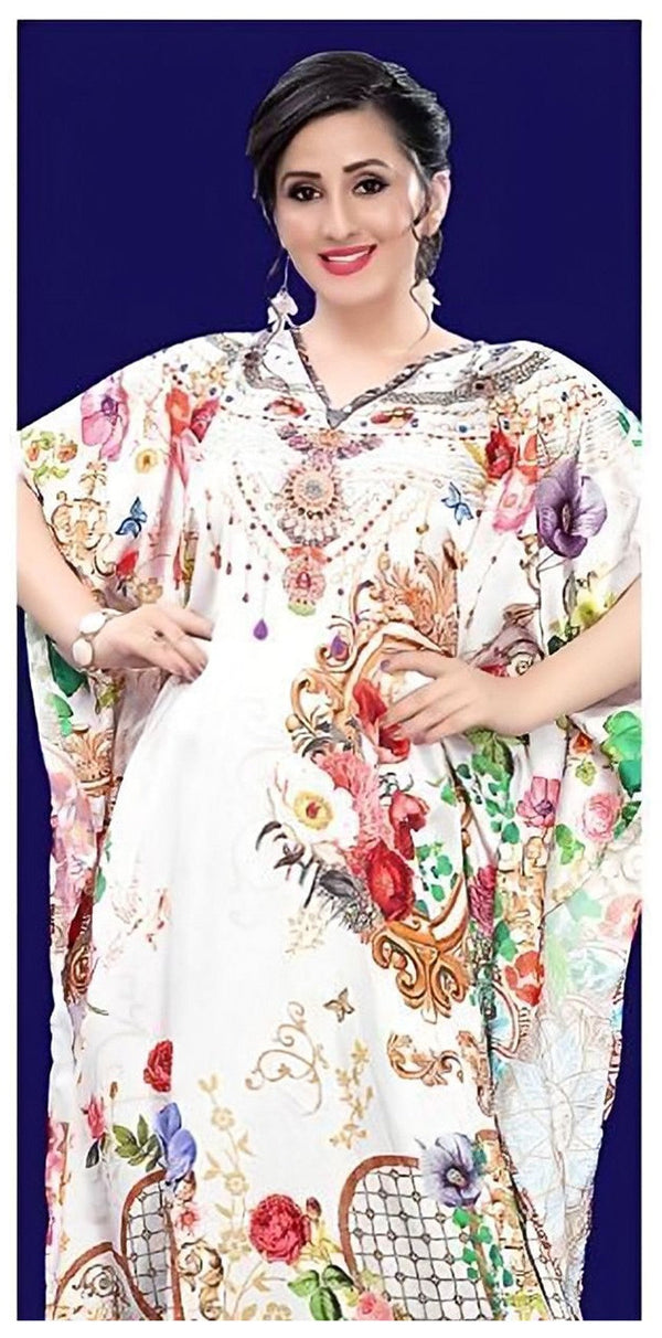 Aastha Fashion Multi Smooth Satin Glamorous Festival Wear Kaftan