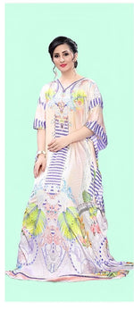 Thumbnail for Aastha Fashion Multi Smooth Satin Glamorous Festival Wear Kaftan