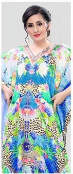 Thumbnail for Aastha Fashion Multi Smooth Satin Glamorous Festival Wear Kaftan