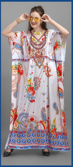 Thumbnail for Aastha Fashion Multi Smooth Satin Glamorous Festival Wear Kaftan