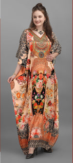 Thumbnail for Aastha Fashion Multi Smooth Satin Glamorous Festival Wear Kaftan