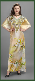Thumbnail for Aastha Fashion Multi Smooth Satin Glamorous Festival Wear Kaftan