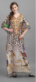Thumbnail for Aastha Fashion Multi Smooth Satin Glamorous Festival Wear Kaftan