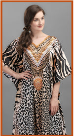 Thumbnail for Aastha Fashion Multi Smooth Satin Glamorous Festival Wear Kaftan
