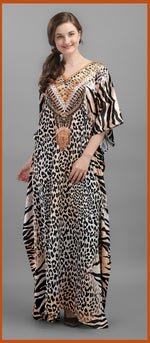 Thumbnail for Aastha Fashion Multi Smooth Satin Glamorous Festival Wear Kaftan