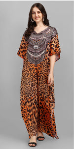 Thumbnail for Aastha Fashion Multi Smooth Satin Glamorous Festival Wear Kaftan