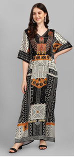 Thumbnail for Aastha Fashion Multi Smooth Satin Glamorous Festival Wear Kaftan