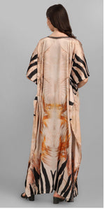 Thumbnail for Aastha Fashion Multi Smooth Satin Glamorous Festival Wear Kaftan