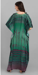 Thumbnail for Aastha Fashion Multi Smooth Satin Glamorous Festival Wear Kaftan