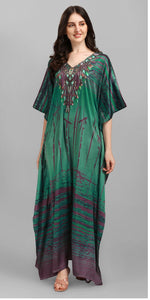 Thumbnail for Aastha Fashion Multi Smooth Satin Glamorous Festival Wear Kaftan