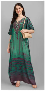 Thumbnail for Aastha Fashion Multi Smooth Satin Glamorous Festival Wear Kaftan