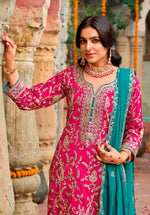 Thumbnail for Aastha Fashion Pink Chinon Glamorous Festival Wear Pakistani Suit