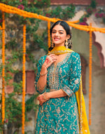 Thumbnail for Aastha Fashion Sky Chinon Glamorous Festival Wear Pakistani Suit
