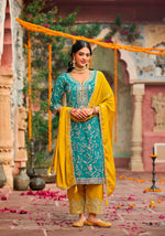 Thumbnail for Aastha Fashion Sky Chinon Glamorous Festival Wear Pakistani Suit