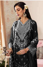 Thumbnail for Aastha Fashion Black Faux Georgette Glamorous Festival Wear Pakistani Suit