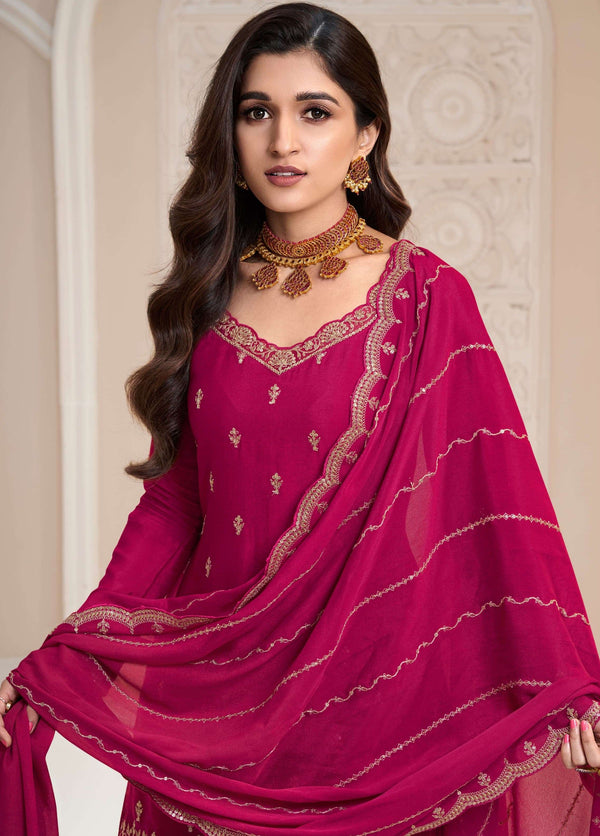 Aastha Fashion Rani Chinon Glamorous Festival Wear Pakistani Suit