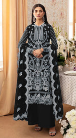 Thumbnail for Aastha Fashion Black Faux Georgette Glamorous Festival Wear Pakistani Suit