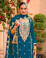 Thumbnail for Aastha Fashion Morpich Chinon Glamorous Festival Wear Pakistani Suit