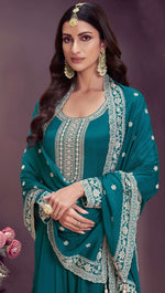 Thumbnail for Aastha Fashion Sky Chinon Glamorous Festival Wear Pakistani Suit