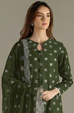 Thumbnail for Aastha Fashion Dark Green Faux Georgette Glamorous Festival Wear Pakistani Suit