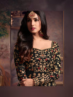 Thumbnail for Aastha Fashion Black Heavy Net Glamorous Festival Wear Suit
