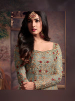 Thumbnail for Aastha Fashion Pista Heavy Net Glamorous Festival Wear Suit