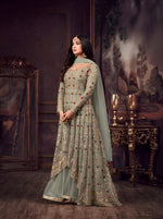 Thumbnail for Aastha Fashion Pista Heavy Net Glamorous Festival Wear Suit