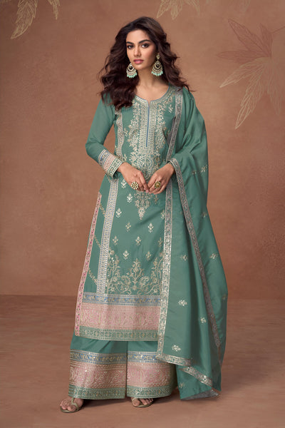 Aastha Fashion Pista Heavy PV Vichitra Glamorous Festival Wear Suit