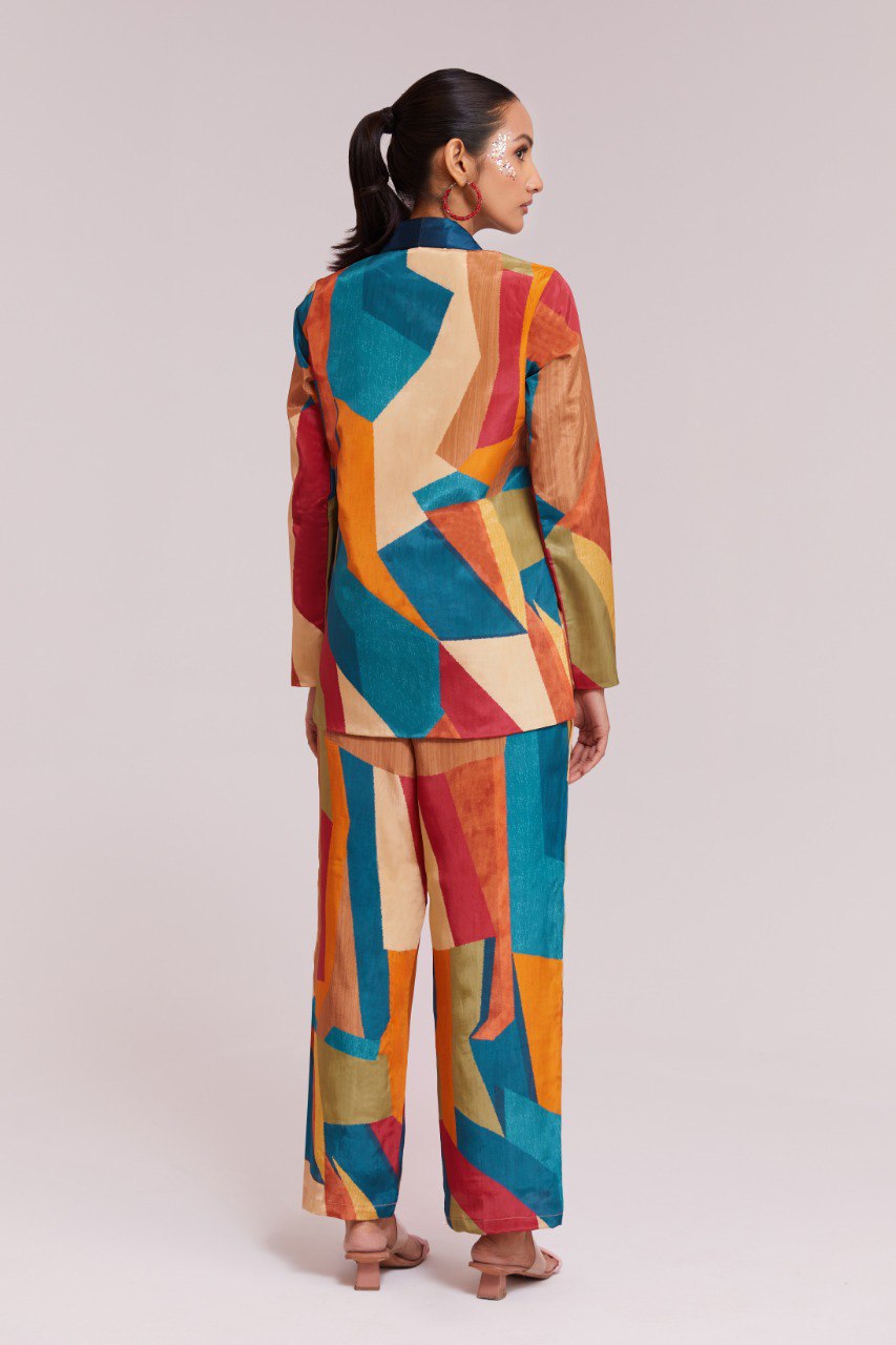 Aastha Fashion Multicolor Crepe Heavy Designer Party Wear Co-Ord Set