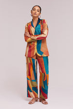 Thumbnail for Aastha Fashion Multicolor Crepe Heavy Designer Party Wear Co-Ord Set
