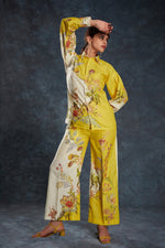 Thumbnail for Aastha Fashion Yellow Linen Heavy Designer Party Wear Co-Ord Set