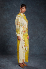 Thumbnail for Aastha Fashion Yellow Linen Heavy Designer Party Wear Co-Ord Set