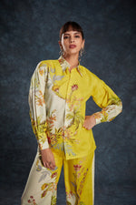 Thumbnail for Aastha Fashion Yellow Linen Heavy Designer Party Wear Co-Ord Set