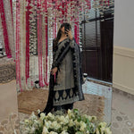 Thumbnail for Malishka Women's Black Muslin Printed Straight Kurta Pant With Dupatta - Distacart