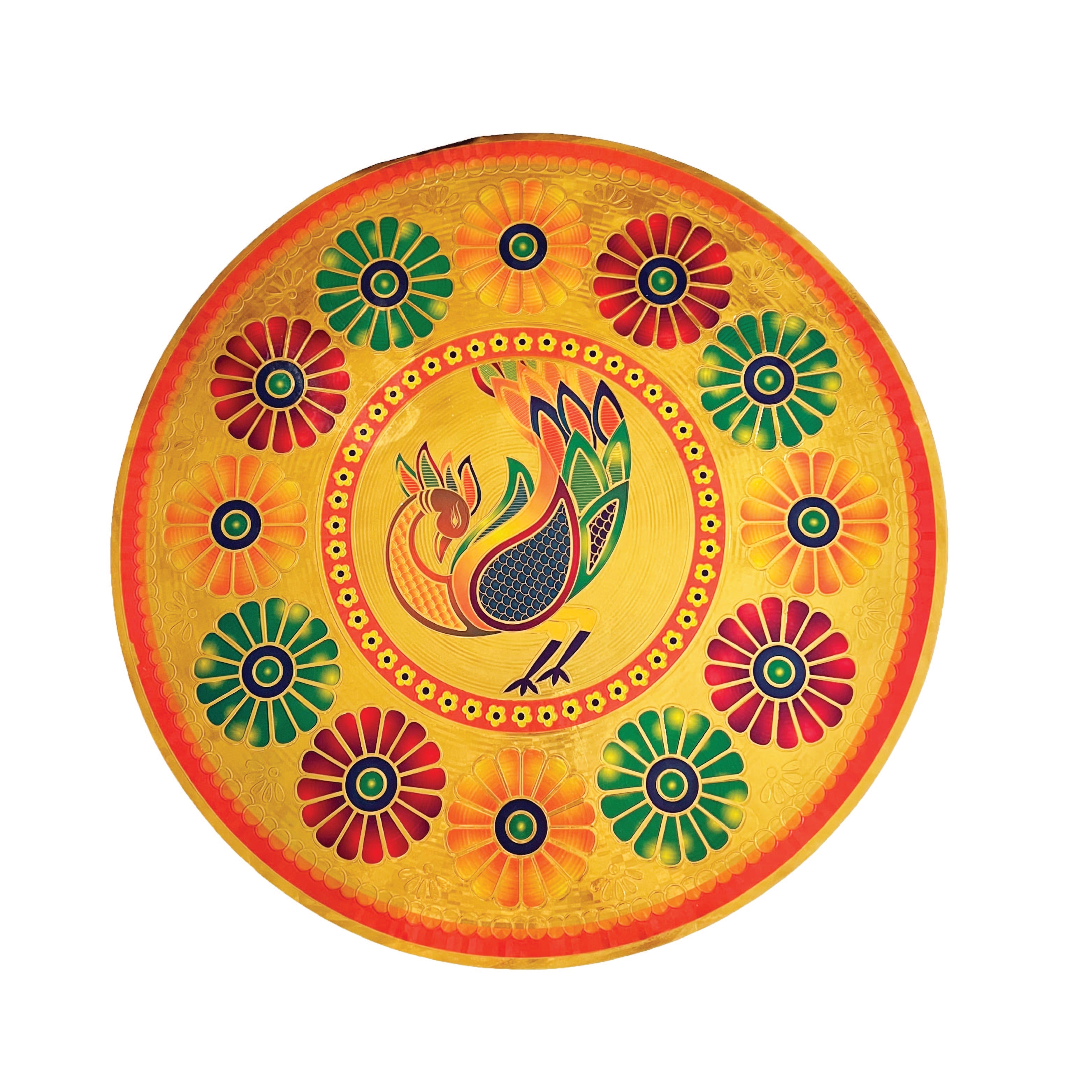 Stickerbazaar Micro Golden Embossing Rangoli Stickers - Distacart