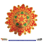 Thumbnail for Stickerbazaar Micro Golden Embossing Rangoli Stickers - Distacart