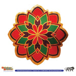 Thumbnail for Stickerbazaar Micro Golden Embossing Rangoli Stickers - Distacart