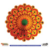 Stickerbazaar Micro Golden Embossing Rangoli Stickers - Distacart