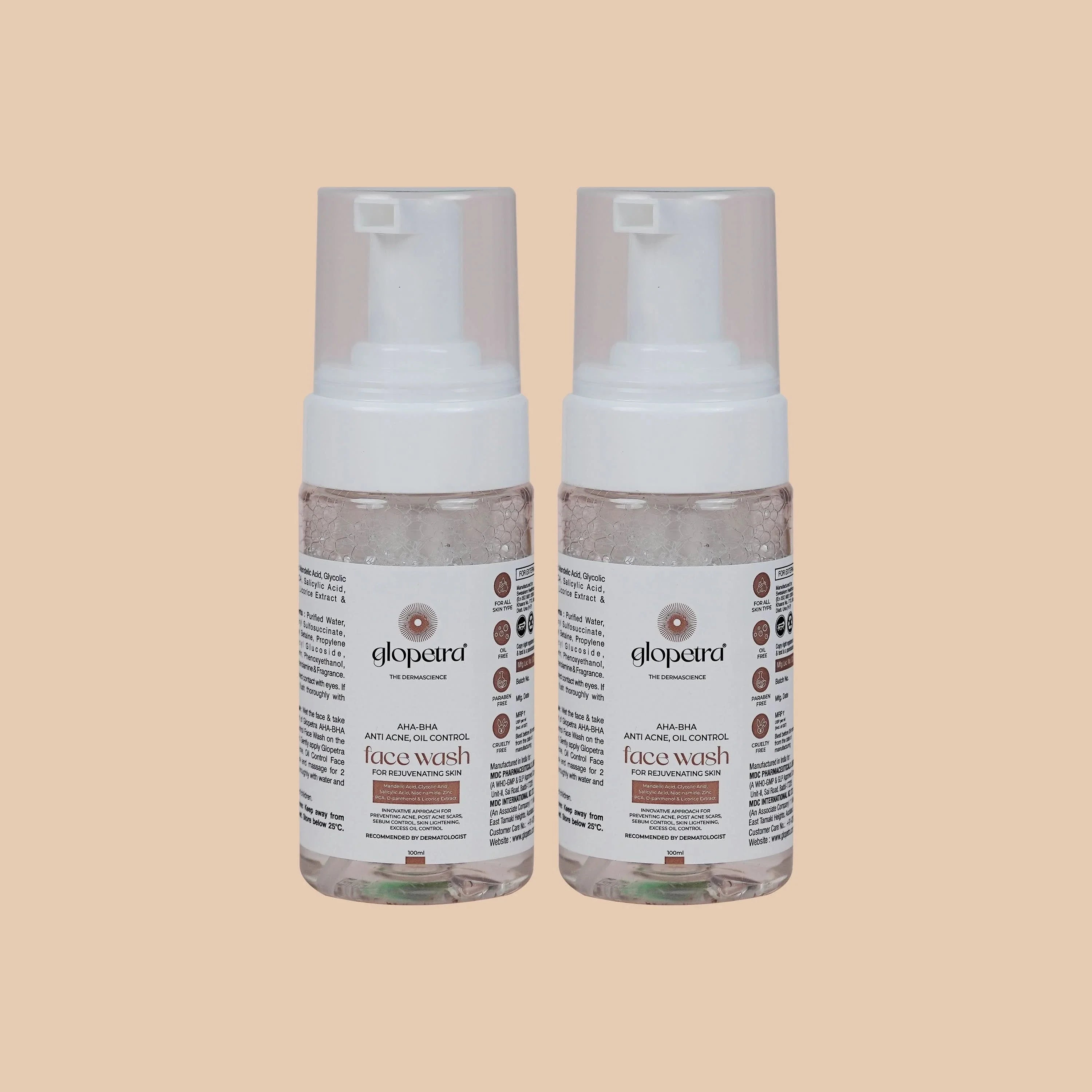 Glopetra Aha Bha Face Wash - Dista