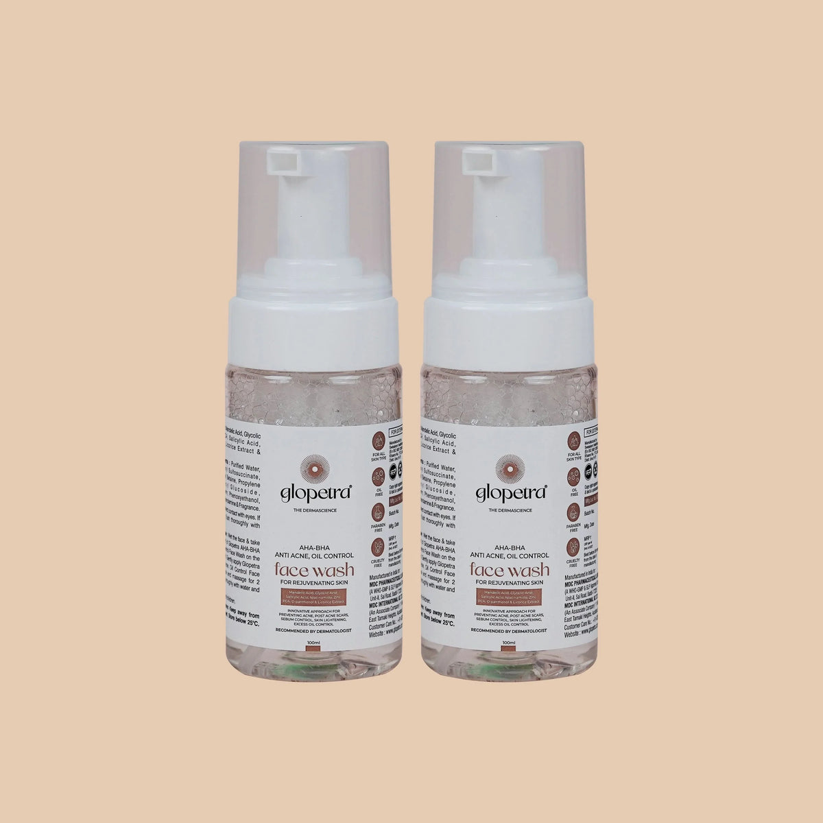 Glopetra Aha Bha Face Wash - Dista