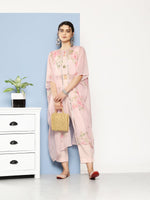 Thumbnail for Ahalyaa Women Solid Crepe Co-Ords With Shrug - Distacart